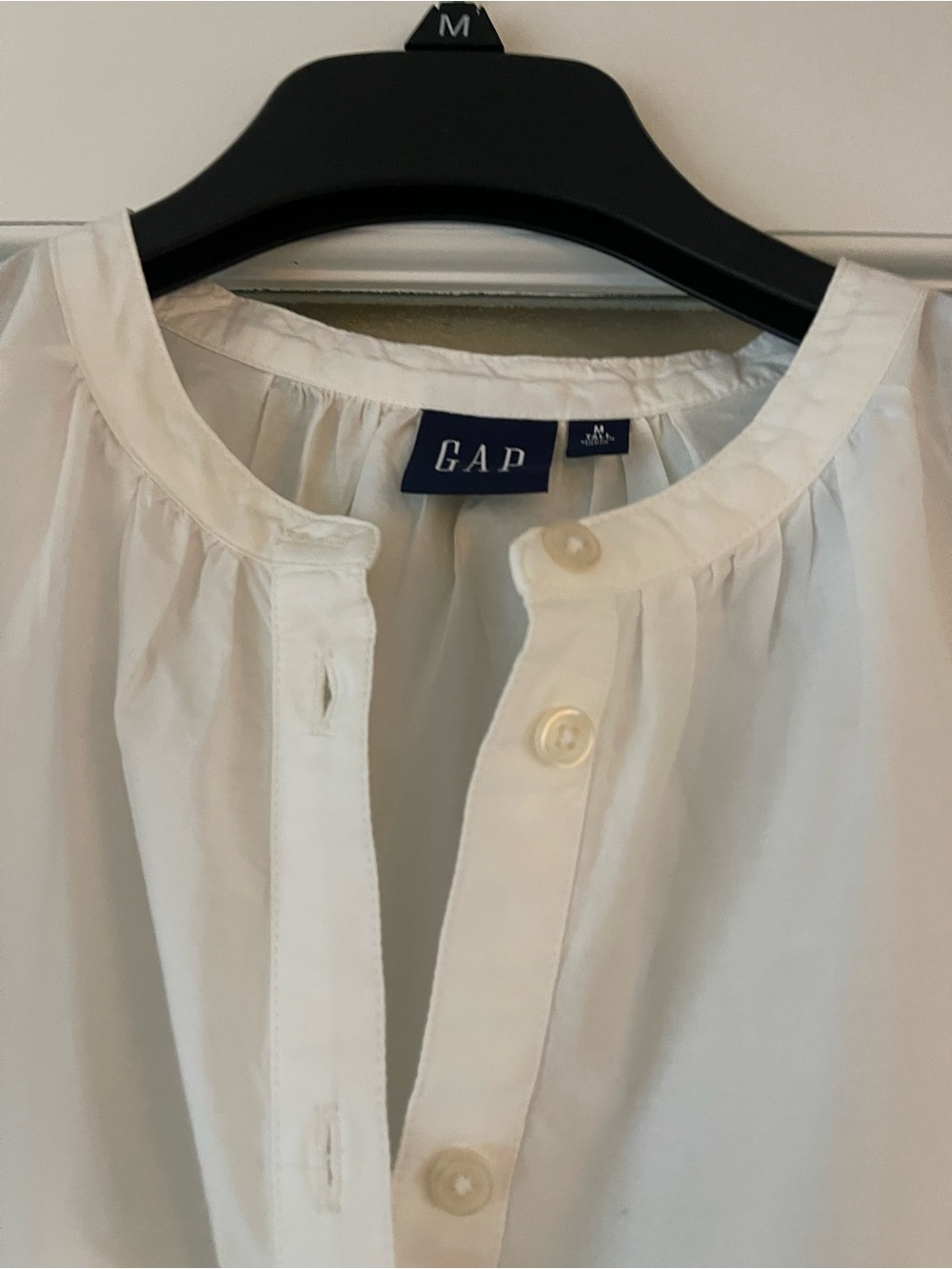 GAP White Eyelet Tiered Sleeveless Shirt Dress with Slip Lining & Pockets - Picture 3 of 9